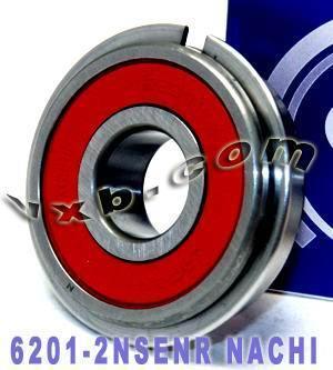 6201-2NSENR Nachi Bearing Sealed C3 Snap Ring Japan 12x32x10 Bearing