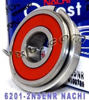 6201-2NSENR Nachi Bearing Sealed C3 Snap Ring Japan 12x32x10 Bearing