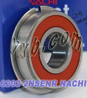 6202-2NSENR Nachi Bearing Sealed C3 Snap Ring Japan 15x35x11mm Bearing