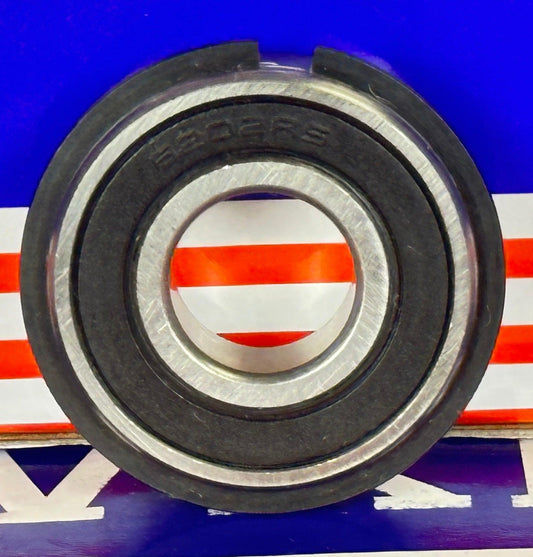 6202-2RSNR Sealed Bearing - Snap Ring 15x35x11mm
