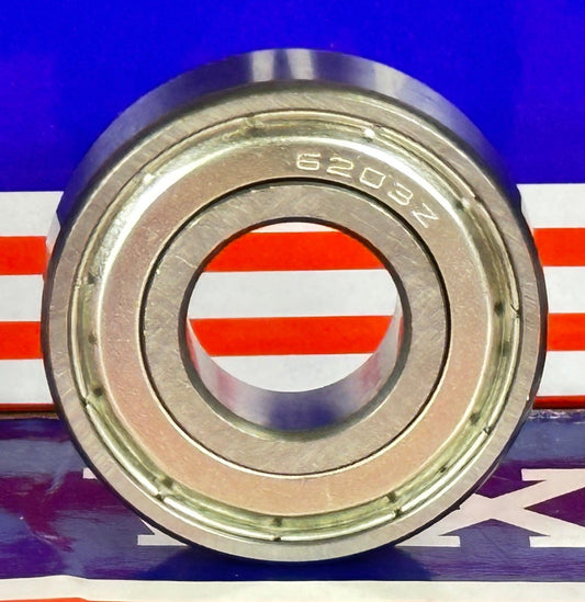 10-Pack Premium 6203ZZ Shielded Bearing