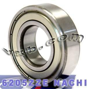 6205ZZE Nachi Bearing 25x52x15mm Double Shielded C3 Japan