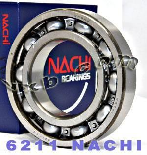 6211 Nachi Bearing Open C3 Japan 55x100x21mm