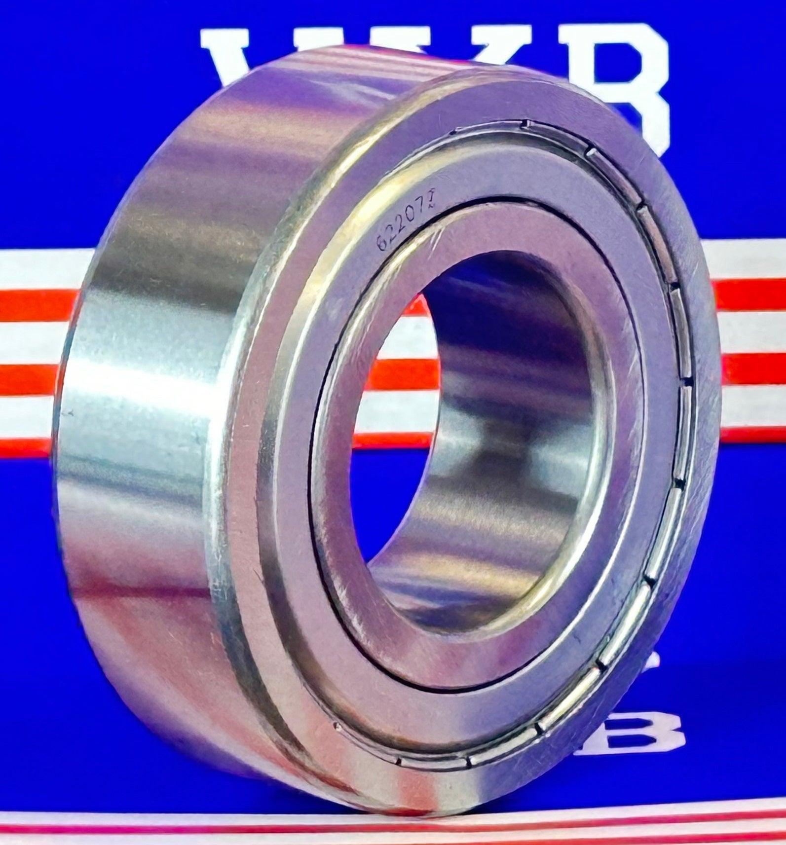 62207 ZZ 35x72x23 Shielded Deep Groove Ball Bearing