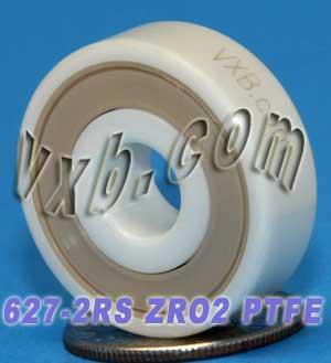 627-2RS Full Ceramic Sealed Bearing 7x22x7 ZrO2 Miniature Bearing