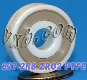 627-2RS Full Ceramic Sealed Bearing 7x22x7 ZrO2 Miniature Bearing
