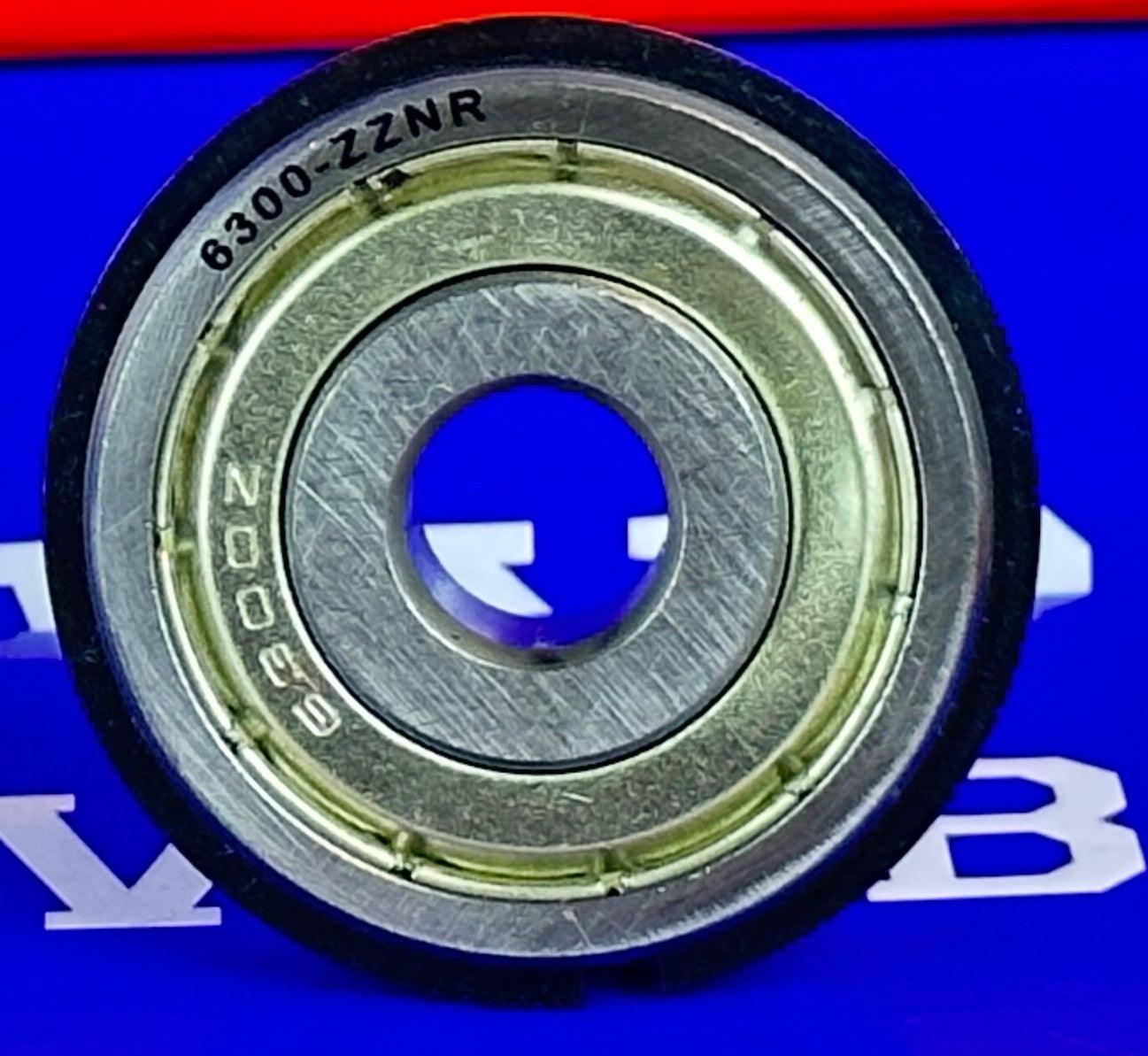 6300ZZNR Shielded Bearing - Snap Ring - 10x35x11mm