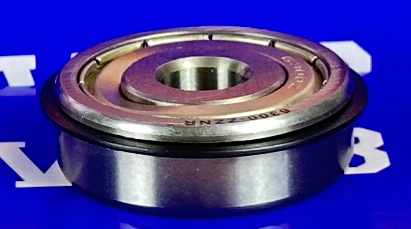 6300ZZNR Shielded Bearing - Snap Ring - 10x35x11mm