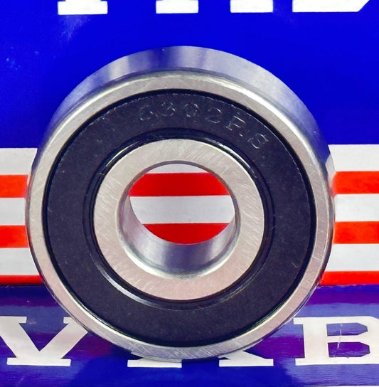 10-Pack 6302-2RS 15x42x13mm Sealed Bearing