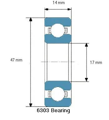 6303 Bearing Deep Groove 6303