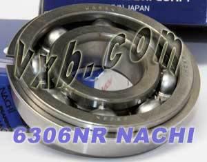 6306NR Nachi Bearing Open C3 Snap Ring Japan 30x72x19 Bearing