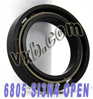 6805 Full Ceramic Open Bearing 25x37x7 Si3N4