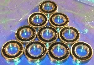 10-Pack 6902-2RS 15x28x7 Sealed Bearing