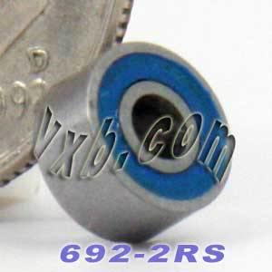 692-2RS Ball Bearing - Sealed - Miniature - 2x6x3mm