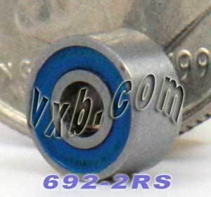 692-2RS sealed Miniature Ball Bearing 2x6x3mm