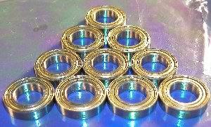 10-Pack 698ZZ 8x19x6mm Double Shielded Miniature Bearing