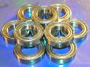10-Pack 698ZZ 8x19x6mm Double Shielded Miniature Bearing