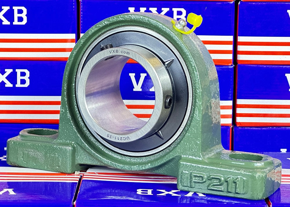 2 3/16 Inch Bearing UCP211-35 + Pillow Block Housing Mounted Bearing