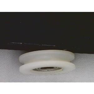 6mm Bore Bearing - 29mm Round Nylon Pulley U-Groove Track Roller Bearing 6x29x8mm