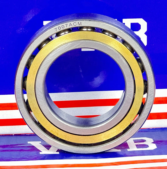 7007ACM Angular Contact bearing Bronze Cage 35x62x14mm