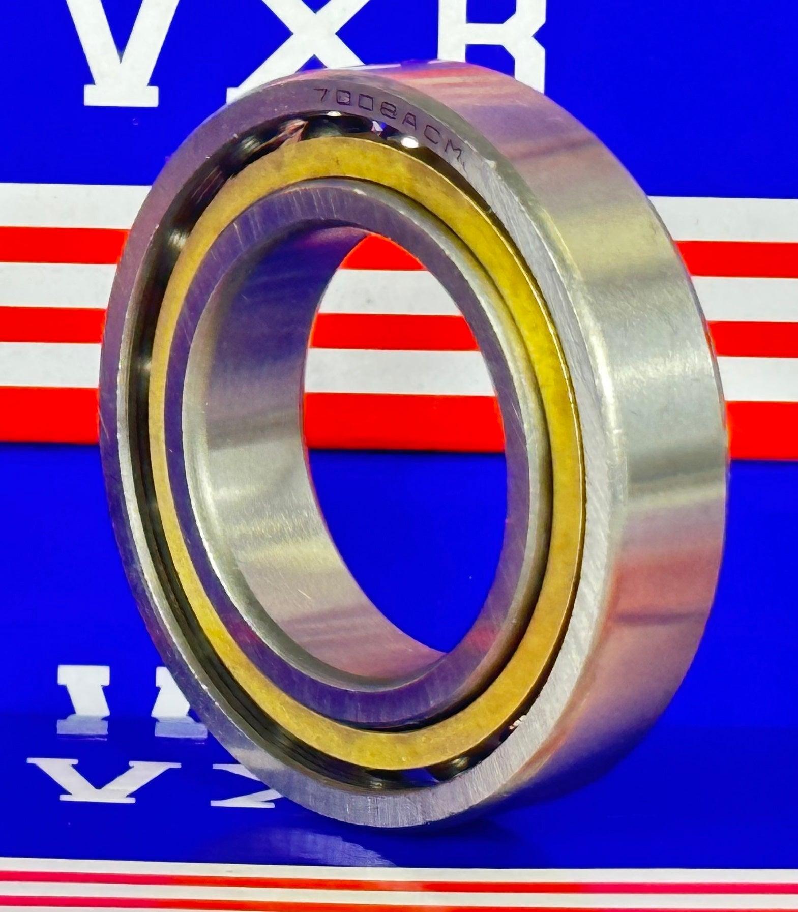 7008ACM Angular Contact bearing Bronze Cage 40x68x15mm