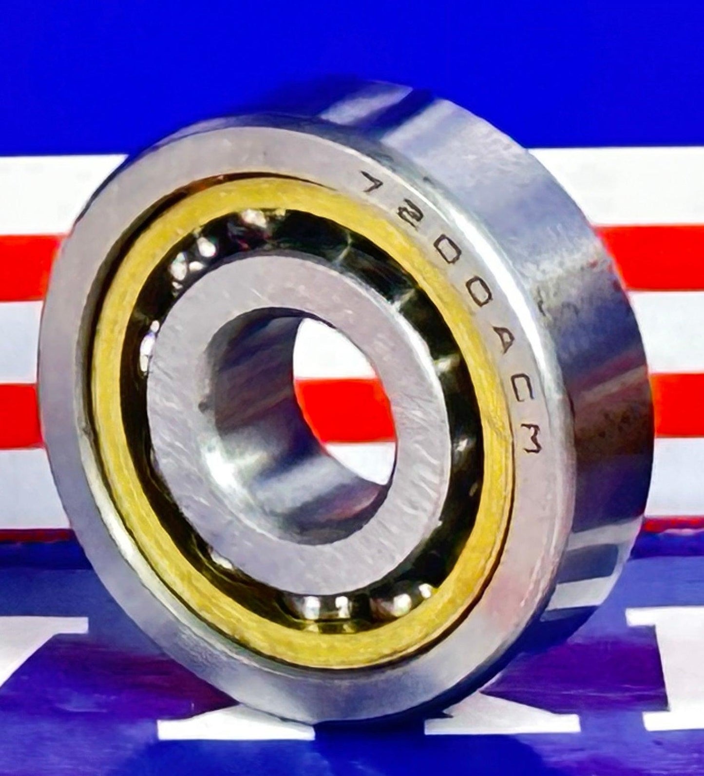 7200ACM Angular Contact bearing Bronze Cage 10x30x9mm