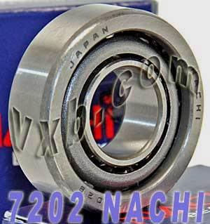7202 Nachi Angular Contact Bearing C3 Japan 15x35x11mm Bearing