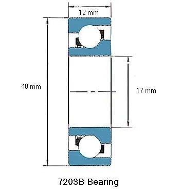 7203B Angular Contact Ball Bearing