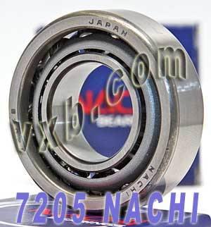 7205 Nachi Angular Contact Bearing 25x52x15 C3 Japan Made