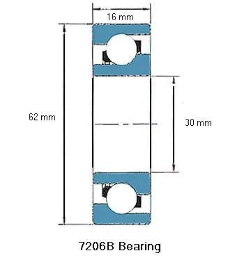 7206B Angular Contact Ball Bearing