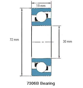 7306B Bearing Angular contact 7306B