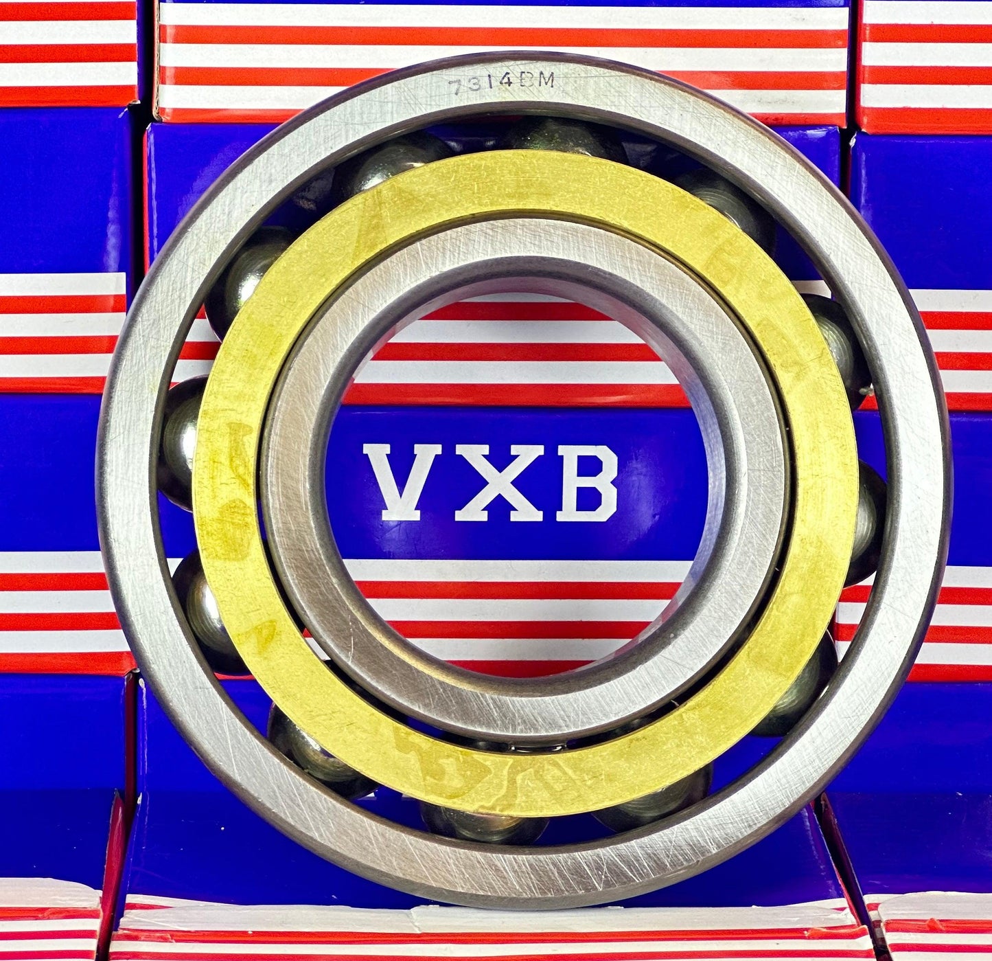 7314BM Angular Contact bearing Bronze Cage 70x150x35