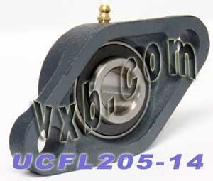 7/8 Bearing UCFL-205-14 + 2-Bolt Flanged Housing Mounted Bearing