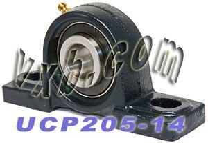 7/8 Bearing UCP-205-14 + Pillow Block Cast Housing Mounted Bearing