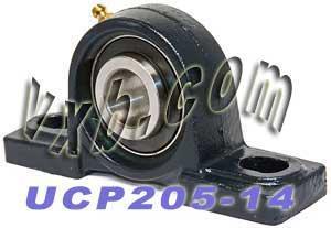7/8 Bearing UCP205-14 + Pillow Block Cast Housing Mounted Bearing