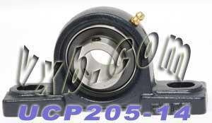 7/8 Bearing UCP205-14 + Pillow Block Cast Housing Mounted Bearing