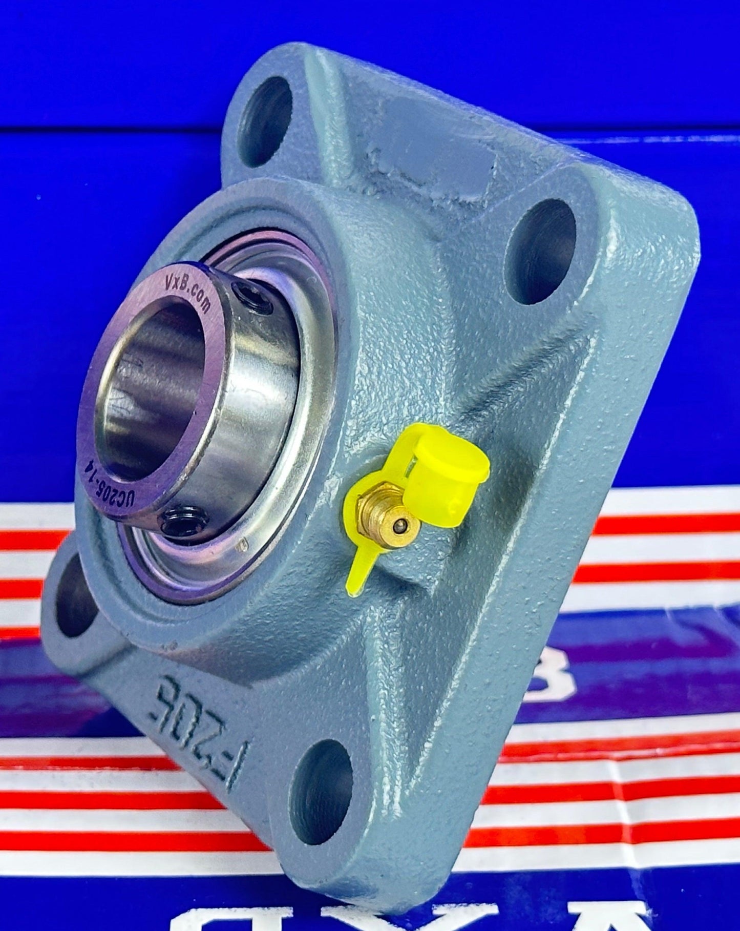 7/8 inch Bearing UCF205-14 + Square Flanged Cast Housing Mounted Bearing