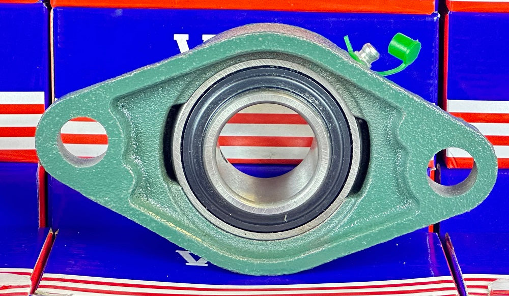 1-1/4" Bearing UCFL206-20 - 2-Bolt Flanged Cast Housing Mounted Bearing