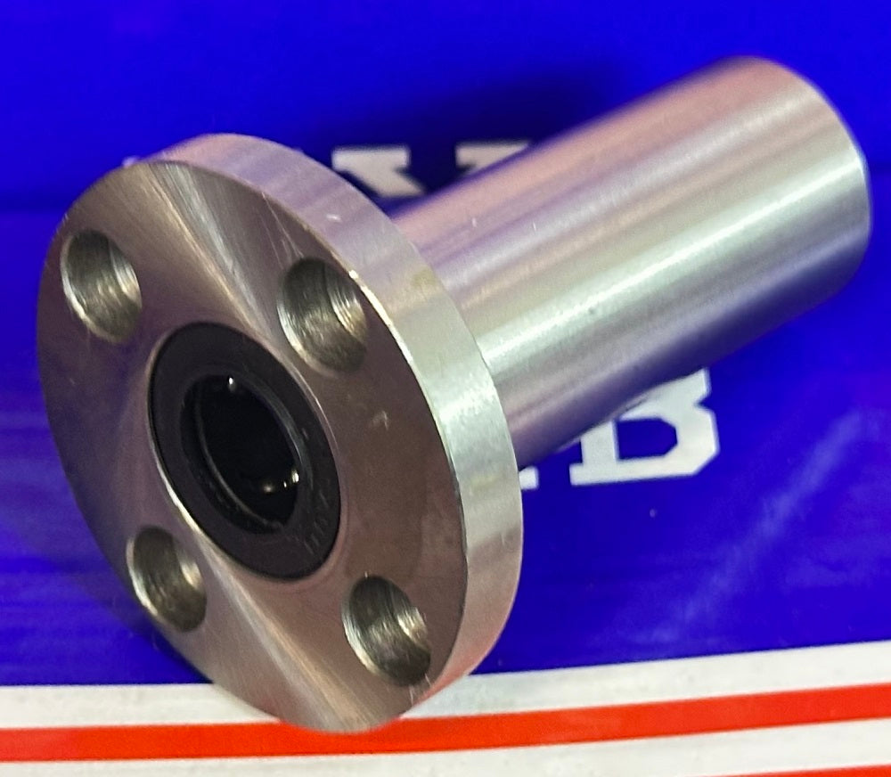 12mm Round Flanged Long Bushing Linear Motion LBF12LUU