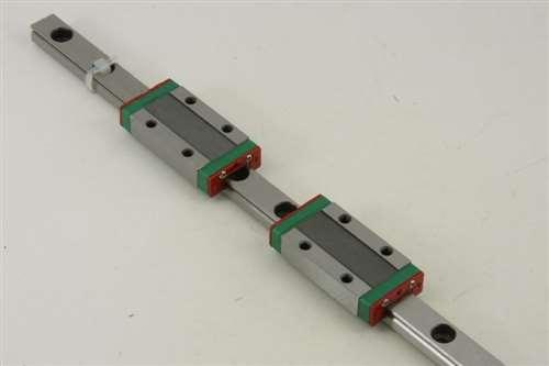 7mm Miniature Square Linear Motion rail - 2 trucks L1000mm