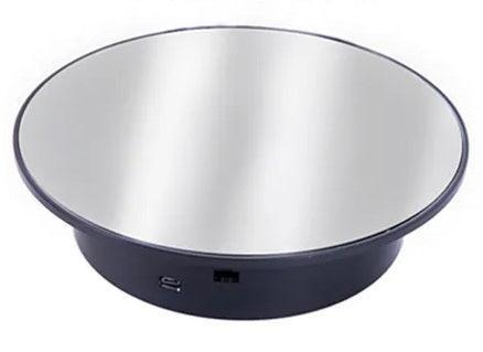 8" Electric Turntable Motorized - Rotating Display Stand - Black