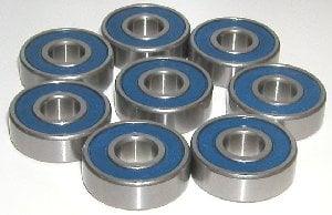 8-Pack Skateboard Bearings - Bronze Cage
