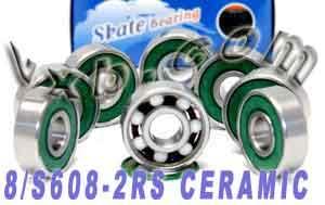 8 Skateboard Ceramic Bearing Sealed ZrO2