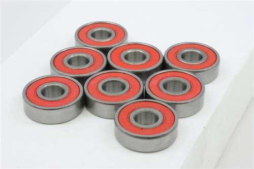 8-Pack Skateboard Sealed Ball Bearings