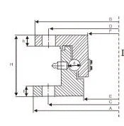8 Ton Heavy Duty 40 inch Diameter Extra Large Turntable Bearing