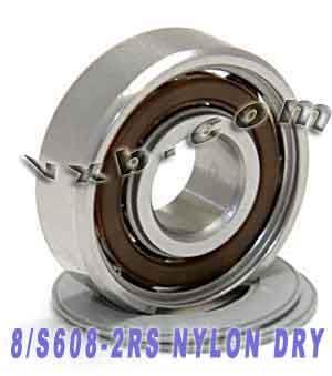 800-Pack Skateboard/in-line/Skate Bearings Nylon Cage PTFE Sealed