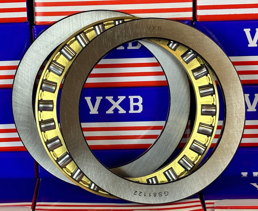 81122M Cylindrical Roller Thrust Bearing 110x145x25mm - Bronze Cage