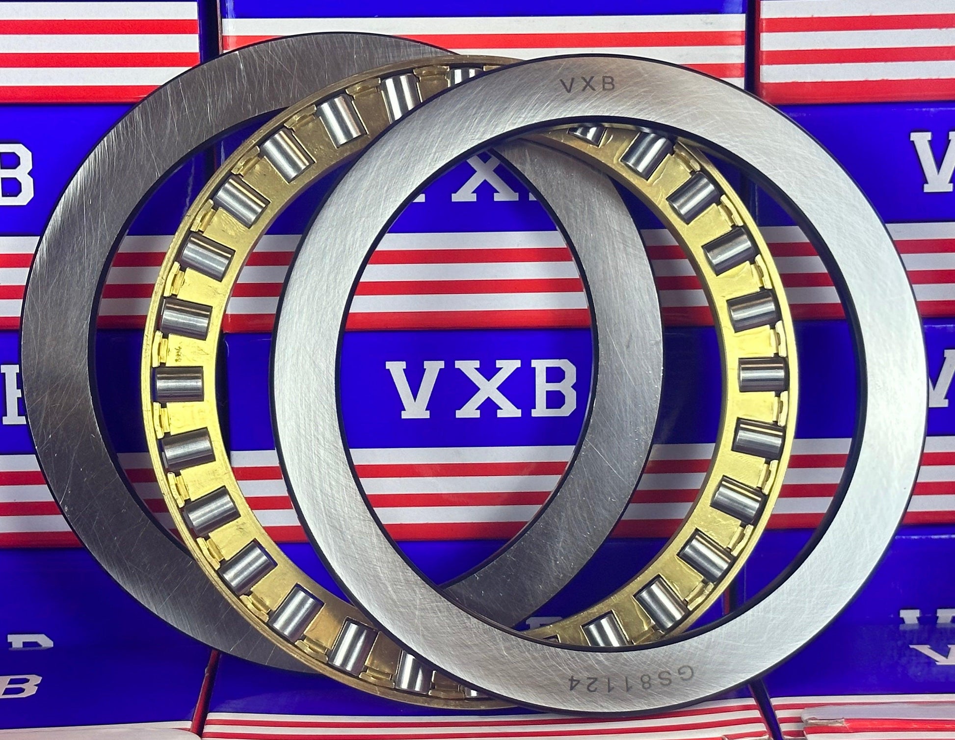 81124M Cylindrical Roller Thrust Bearing 120x155x25mm - Bronze Cage