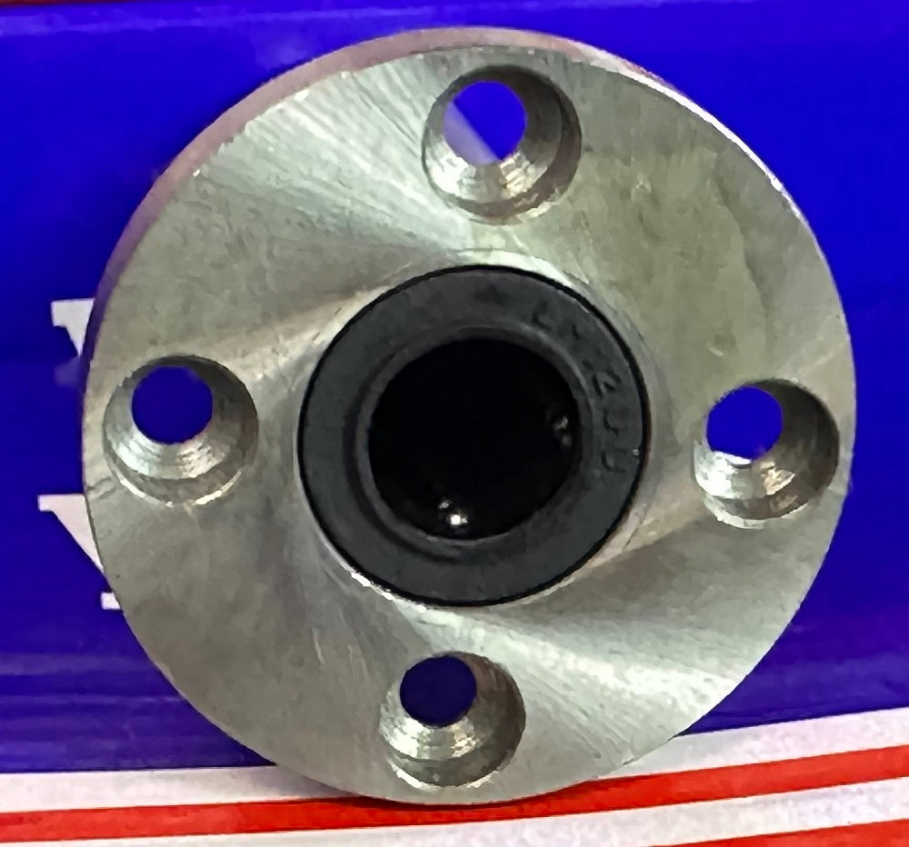12mm Round Flanged Long Bushing Linear Motion LBF12LUU