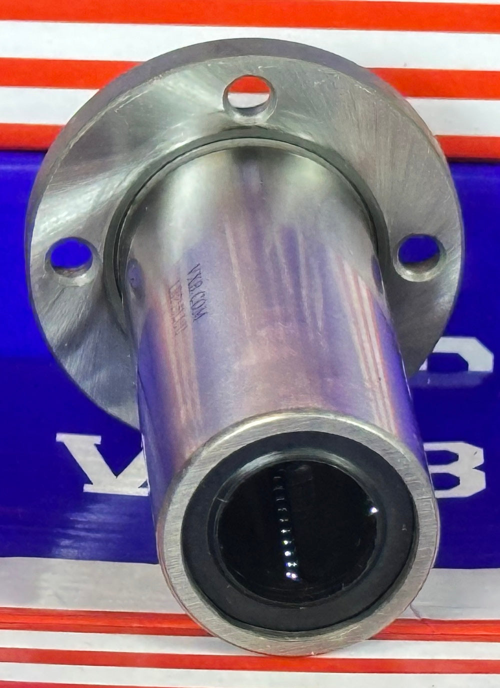 16mm Round Flanged Long Bushing Linear Motion LBF16LUU